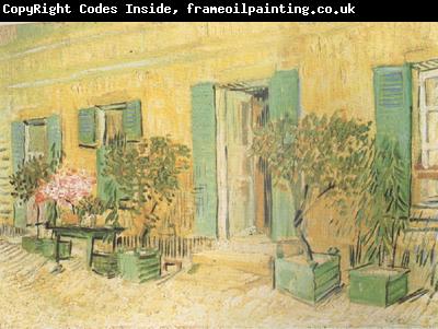 Vincent Van Gogh Exterio of a Restaurant at Asnieres (nn04)